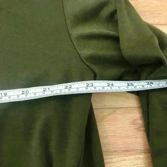 Women’s OSO Casuals Lace Up Side Sweatshirt Hunter Green Size 2X - Picture 8 of 8